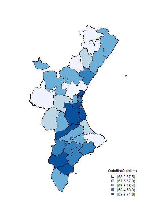 mapa actividad mujeres